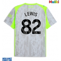 Manchester City Rico Lewis #82 Rezervni Dres 2025-26 Kratak Rukav